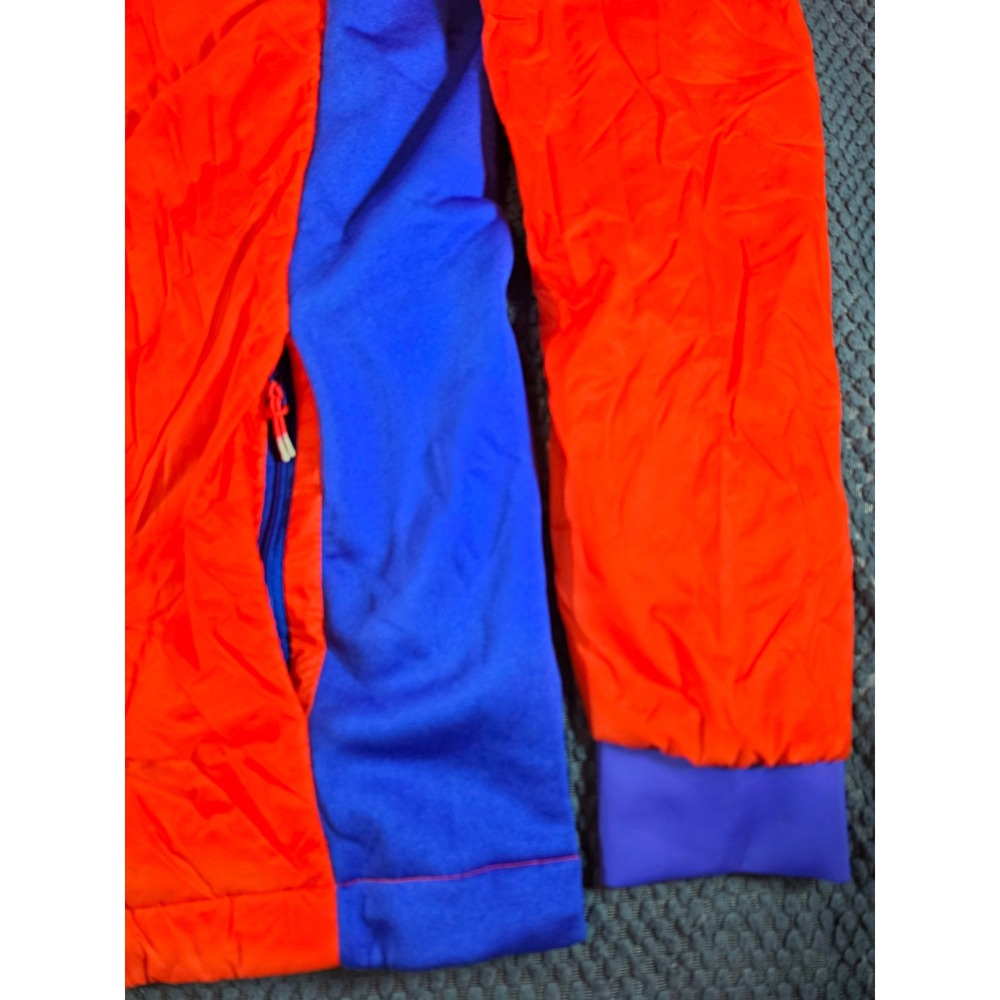 Cotopaxi Pacaya Insulated Hooded Jacket Mens Medium Colorblock Red Blue Cream - Picture 12 of 13